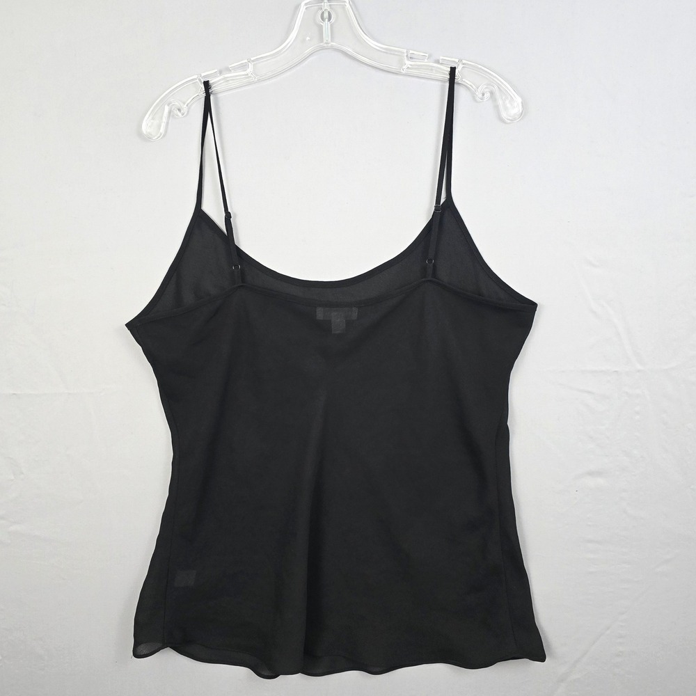Charter Club  Sheer Spaghetti‎ Strap Black Camisole Tank Top 16 - Picture 2 of 6